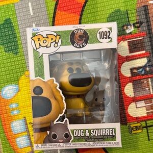 Funko Dug & Squirrel Pop! Vinyl Figure - Yellow & Brown